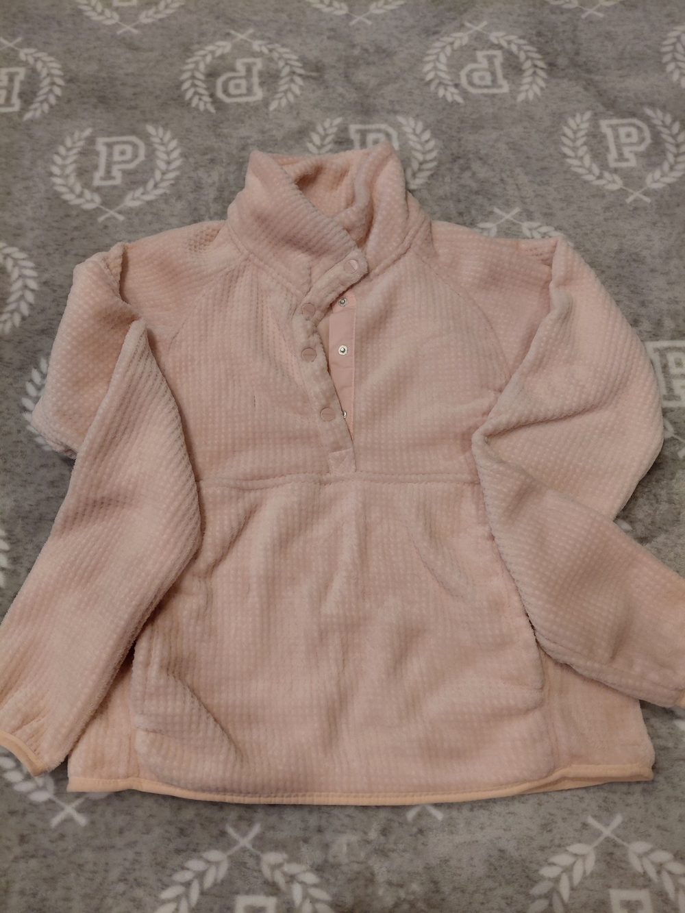Spyder Plush Cowl Pullover - Pale Pink